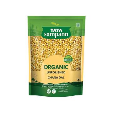 Tata Sampann Organic Chana Dal Unpolished